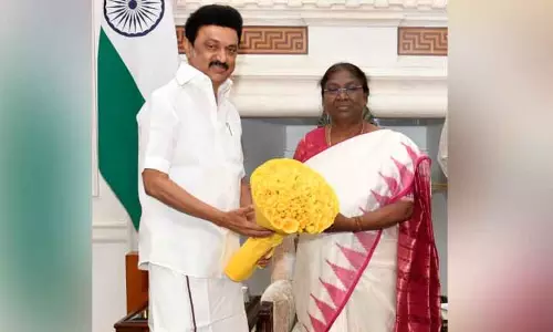 ஜனாதிபதி திரவுபதி முர்முவுடன் முதல் அமைச்சர் மு.க.ஸ்டாலின் சந்திப்பு