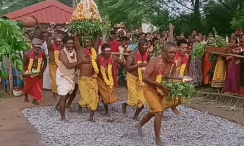 தீப்பாய்ந்தாள் முத்து மாரியம்மன் கோவிலில் தீமிதி திருவிழா தீப்பாய்ந்தாள் முத்து மாரியம்மன் கோவிலில் தீமிதி திருவிழா