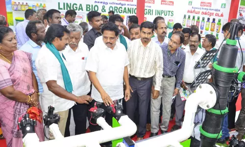 மதுரையில் மாபெரும் விவசாய கண்காட்சி - சு.வெங்கடேசன் எம்.பி தொடங்கி வைத்தார் மதுரையில் மாபெரும் விவசாய கண்காட்சி - சு.வெங்கடேசன் எம்.பி தொடங்கி வைத்தார்