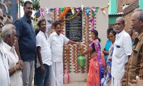 செட்டியார்பட்டியில் தாமிரபரணி குடிநீர் தேக்க தொட்டி