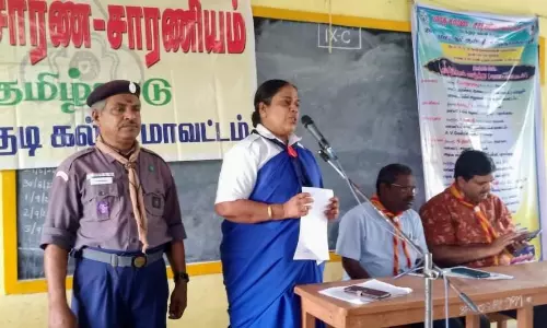 சாரண ஆசிரியர்களுக்கு பேரிடர் மேலாண்மை பயிற்சி