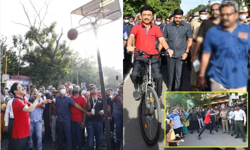 உதய் உடன் வெளியே சென்றால் அண்ணன், தம்பியா என கேட்பார்கள்.. இதற்கு காரணம் உடற்பயிற்சிதான் - மு.க.ஸ்டாலின்