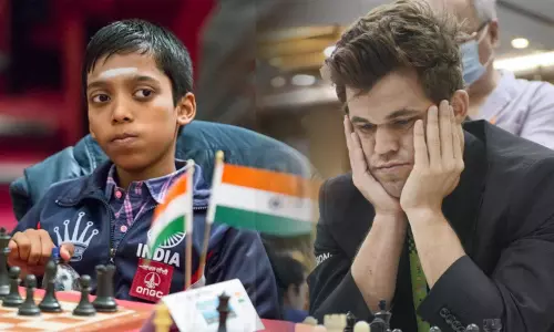 உலக சாம்பியன் கார்ல்சனை வீழ்த்தினார் பிரக்ஞானந்தா