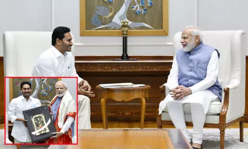 பிரதமர் மோடியுடன் 3 மாதங்களில் 2-வது முறையாக ஆந்திர பிரதேச முதல்-மந்திரி சந்திப்பு