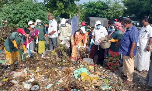 பிரிதிவிமங்கலத்தில் தூய்மைப்பணி பிரிதிவிமங்கலத்தில் தூய்மைப்பணி