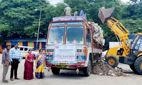 தர்மபுரியில் இருந்து உடுமலைப்பேட்டைக்கு 100 டன் பிளாஸ்டிக் கழிவுகள் அனுப்பி வைப்பு