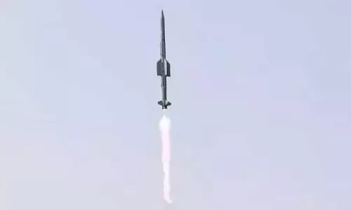 குறுகிய தொலைவு ஏவுகணை சோதனை வெற்றி...!