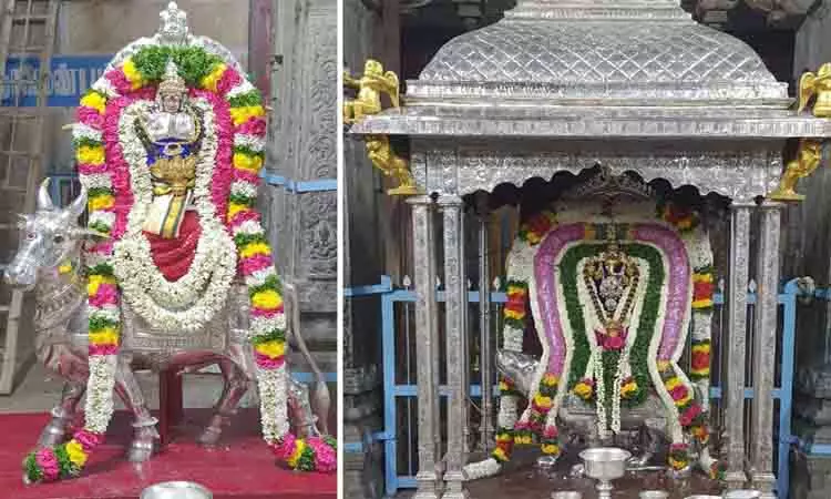 வெள்ளி மூஷிக வாகனத்தில் கற்பகவிநாயகர் வெள்ளி மூஷிக வாகனத்தில் கற்பகவிநாயகர்