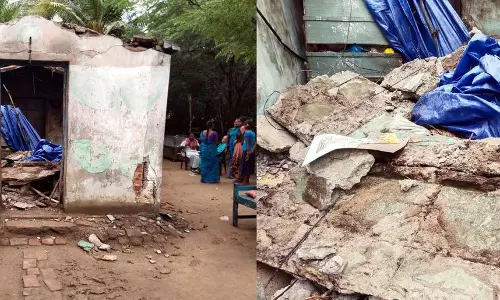 டெல்டா மாவட்டங்களில் விடிய, விடிய பெய்த கன மழை: திருவாரூர் மாவட்டத்தில் வீடு இடிந்து 2 பேர் பலி டெல்டா மாவட்டங்களில் விடிய, விடிய பெய்த கன மழை: திருவாரூர் மாவட்டத்தில் வீடு இடிந்து 2 பேர் பலி