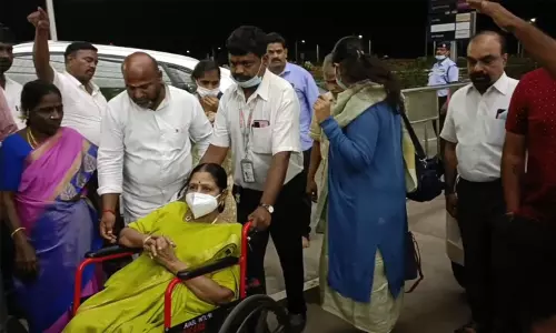 முன்னாள் முதல்-அமைச்சர் கருணாநிதி மனைவி ராஜாத்தி அம்மாள் சிகிச்சைக்காக ஜெர்மனி பயணம்