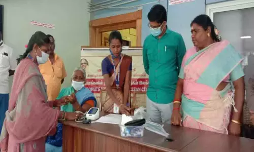 தூய்மை பணியாளர்களுக்கு மருத்துவ முகாம்