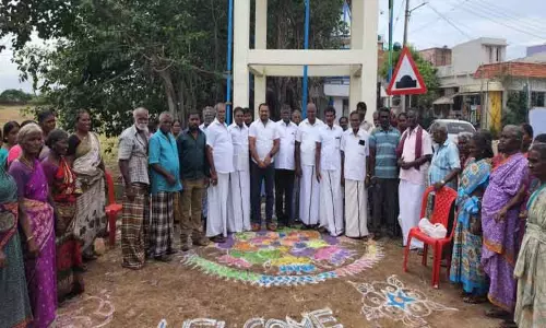 புதிய மேல்நிலை நீர்த்தேக்க தொட்டி திறப்பு விழா