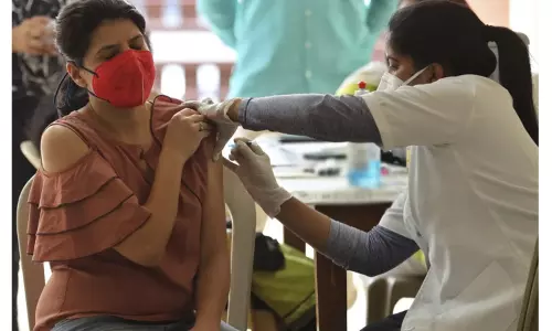 75 நாள் இலவசம் திட்டத்தில் 9½ கோடி பூஸ்டர் தடுப்பூசி போடப்பட்டது