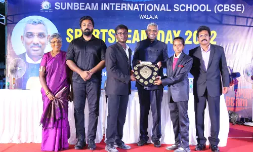 சன்பீம் இன்டர்நேஷனல் சி.பி.எஸ்.இ. பள்ளியில் விளையாட்டு விழா