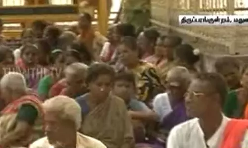 திருப்பரங்குன்றம் சரவண பொய்கையில் குளிக்க தடை - போராட்டத்தில் இறங்கிய பக்தர்கள்..!