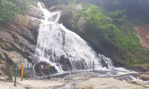 வெள்ளத்தில் அடித்து செல்லப்படும் தடுப்பு கம்பிகள்