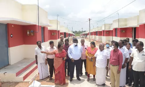 இலங்கை தமிழர்களுக்கு 321 வீடுகள் கட்டும் பணி இலங்கை தமிழர்களுக்கு 321 வீடுகள் கட்டும் பணி