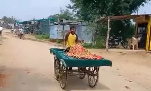 மத்திய பிரதேசம்: ஆம்புலன்ஸ் வராததால் கர்ப்பிணியை தள்ளுவண்டியில் கொண்டு சென்ற கணவர் - விசாரணைக்கு உத்தரவு