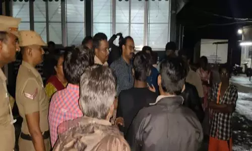 மாவட்ட கலெக்டர் நேரில் ஆய்வு