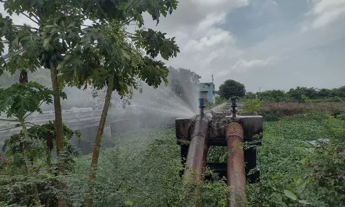 வாய்மேட்டில்   குழாயில் உடைப்பு; வீணாகும் குடிநீர்
