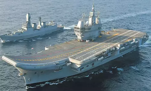 விமானம் தாங்கி போர் கப்பலான ஐ.என்.எஸ். விக்ராந்த் இன்று  நாட்டுக்கு அர்ப்பணிப்பு