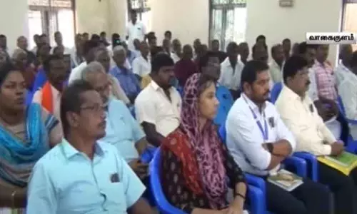 வாகைகுளத்தில் பறவைகள் சரணாலயம் அமைக்க கூடாது - கருத்துக் கேட்பு கூட்டத்தில் பொதுமக்கள் எதிர்ப்பு