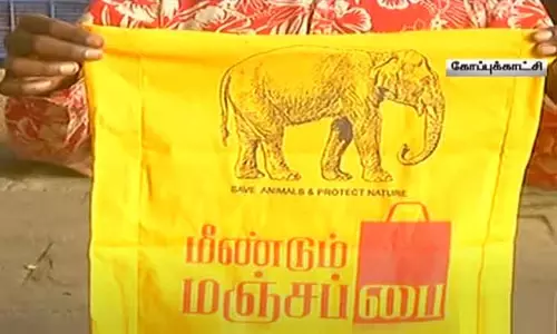 பள்ளி, கல்லூரிகளில் விரைவில் மஞ்சப்பை அறிமுகம் - சுற்றுச்சூழல் துறை திட்டம் பள்ளி, கல்லூரிகளில் விரைவில் மஞ்சப்பை அறிமுகம் - சுற்றுச்சூழல் துறை திட்டம்