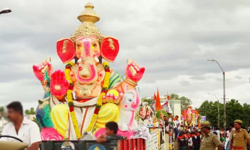 சென்னையில் இன்று விநாயகர் சிலை ஊர்வலம் : 15 ஆயிரம் போலீசார் பாதுகாப்பு