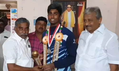 முதல்-அமைச்சர் மு.க.ஸ்டாலின் விளையாட்டு துறையில் தனி கவனம் செலுத்தி வருகிறார் - பூண்டி கலைவாணன் எம்.எல்.ஏ