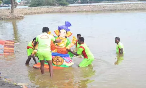 கோவையில் ஊர்வலமாக எடுத்துச் செல்லப்பட்டு  250 விநாயகர் சிலைகள் கரைக்கப்பட்டன