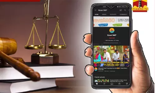 கோவை: பிராங்க் வீடியோ எடுத்த  யூடியூப் சேனல் மீது போலீசார் வழக்குப்பதிவு