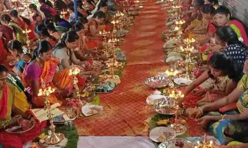 விநாயகர் கோவிலில் குத்துவிளக்கு பூஜை