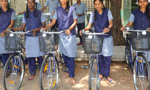 விலையில்லா சைக்கிள் வழங்கும் திட்டம் தொடக்கம்