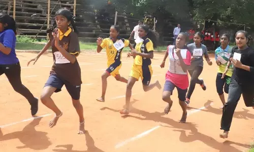 நாகர்கோவிலில் பள்ளி மாணவர்களுக்கான தடகள போட்டி நாகர்கோவிலில் பள்ளி மாணவர்களுக்கான தடகள போட்டி