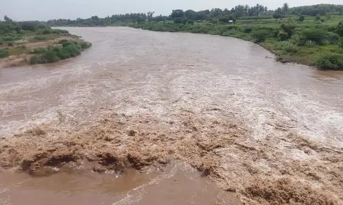 செய்யாற்றில் வெள்ளப்பெருக்கு பொதுமக்கள் ஆற்றில் இறங்க வேண்டாம் என எச்சரிக்கை
