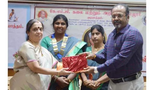 கே.எம்.ஜி. கல்லூரியில் முப்பெரும் விழா