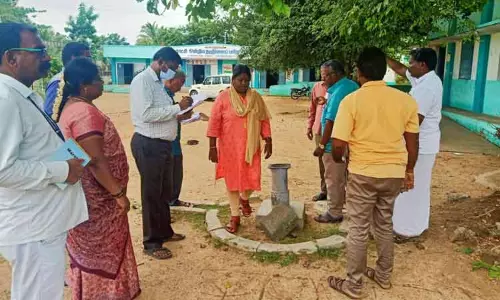 வளர்ச்சி பணிகளை திட்ட இயக்குனர் ஆய்வு