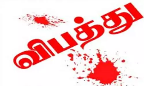 மோட்டார் சைக்கிள் விபத்தில் முதியவர் படுகாயம் மோட்டார் சைக்கிள் விபத்தில் முதியவர் படுகாயம்