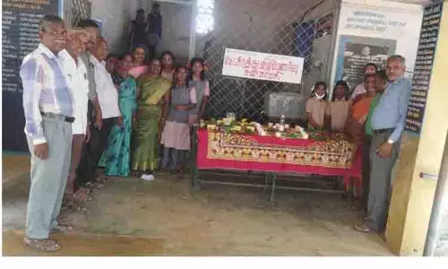 அரசு பள்ளியில் ஊட்டச்சத்து விழிப்புணர்வு கண்காட்சி