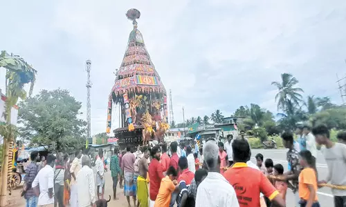 பொன்னியம்மன் கோவில் தேரோட்டம்