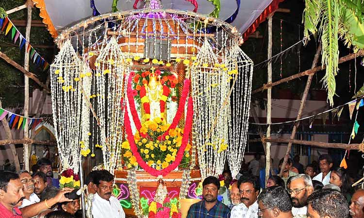 திருச்சி கொட்டப்பட்டு புனித ஆரோக்கிய அன்னை ஆலய தேர்பவனி