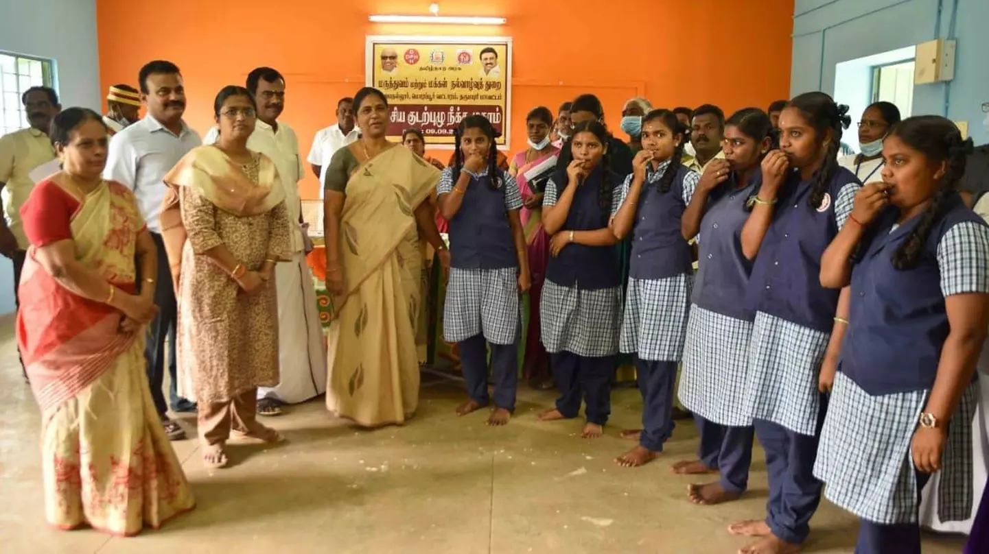 தேசிய குடற்புழு நீக்க சிறப்பு முகாம் தேசிய குடற்புழு நீக்க சிறப்பு முகாம்