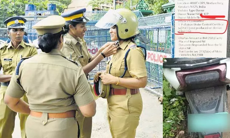 மாசு கட்டுப்பாட்டு சான்று இல்லை என மின்சார ஸ்கூட்டருக்கு அபராதம் விதித்த போலீசார் மாசு கட்டுப்பாட்டு சான்று இல்லை என மின்சார ஸ்கூட்டருக்கு அபராதம் விதித்த போலீசார்