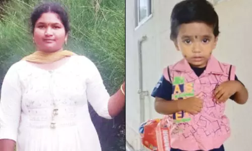 மகனை கிணற்றில் வீசி கொன்று இளம்பெண் தற்கொலை