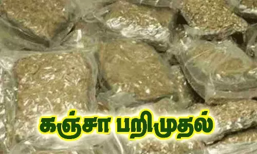 லாரியில் லிப்ட் கேட்டு கஞ்சா கடத்தல்; வாலிபர் கைது லாரியில் லிப்ட் கேட்டு கஞ்சா கடத்தல்; வாலிபர் கைது