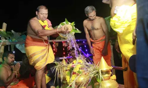 நெகமம் அருகே மாகாளியம்மன் கோவிலில் கும்பாபிஷேக விழா