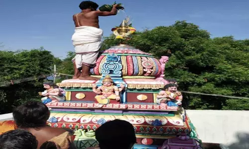 தென்திருப்பேரை அருகே பூலுடையார் சாஸ்தா கோவில் வருசாபிஷேகம் தென்திருப்பேரை அருகே பூலுடையார் சாஸ்தா கோவில் வருசாபிஷேகம்