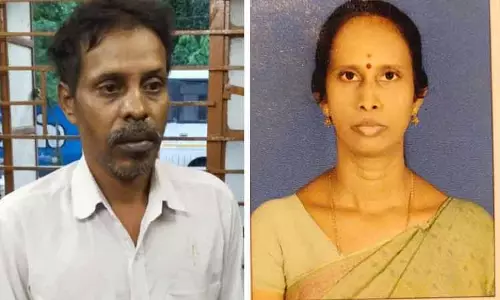 காதல் மனைவியை கத்தியால் குத்திக்கொன்ற வியாபாரி காதல் மனைவியை கத்தியால் குத்திக்கொன்ற வியாபாரி