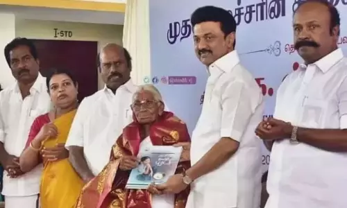 இட்லி பாட்டிக்கு கிடைத்த கவுரவம் ரொம்ப சந்தோஷமா இருக்கு - கமலாத்தாள் பாட்டி நெகிழ்ச்சி...!