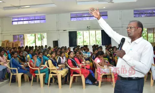 கோவில்பட்டி ஜி.வி.என். கல்லூரியில்  திறன் மேம்பாட்டு பயிற்சி